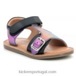 Kickers diazz azul escuro metalizado V24TH577 crianças