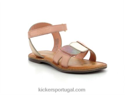 Kickers disdana arco-íris rosa claro V24TH471 crianças