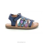 Kickers diveta azul escuro metalizado V24TH430 crianças - Image 3