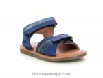 Kickers divizza azul escuro metalizado V24TH656 crianças