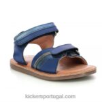 Kickers divizza azul escuro metalizado V24TH656 crianças
