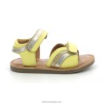 Kickers divizza ouro amarelo metalizado V24TH605 crianças - Image 3