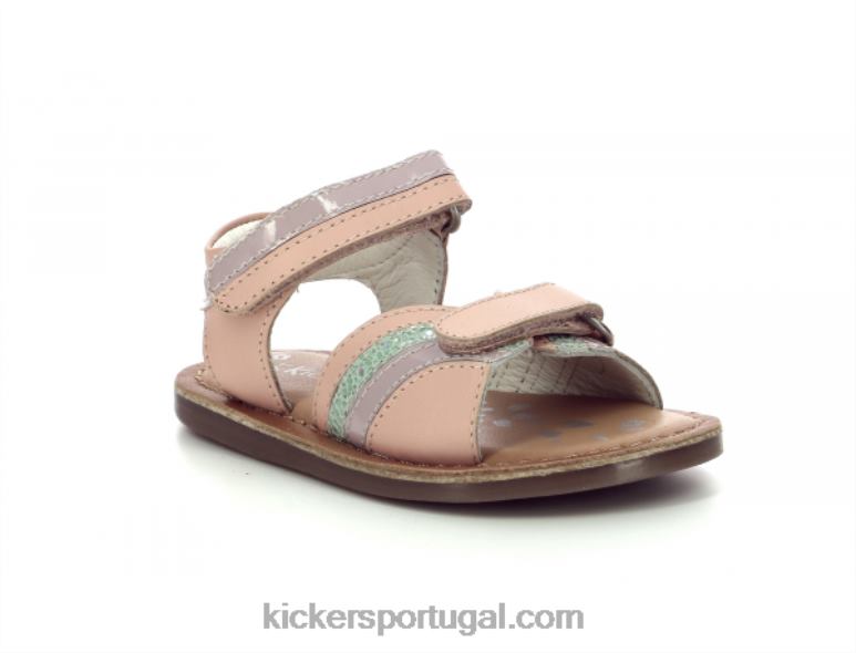 kickers_divizza_rosa_claro_roxo_verde_v24th560_criancas.jpg Kickers divizza rosa claro roxo verde V24TH560 crianças - Image 1
