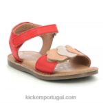 Kickers dyastar laranja metalizado V24TH476 crianças