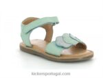 Kickers dyastar verde claro metalizado V24TH600 crianças
