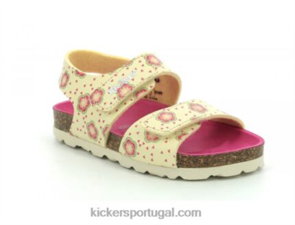 Kickers flor amarela de verão V24TH564 crianças