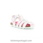 Kickers flor branca de verão V24TH753 crianças