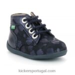Kickers flor da marinha bonzip-2 V24TH920 crianças