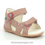 Kickers flor rosa binsia-2 V24TH381 crianças
