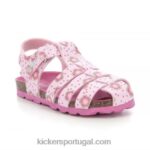 Kickers flor rosa clara de verão V24TH397 crianças