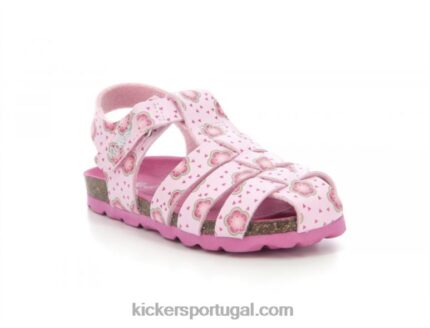 Kickers flor rosa clara de verão V24TH637 crianças