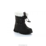 Kickers focasneve preto brilhante V24TH1013 crianças - Image 2