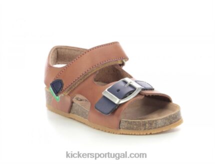 Kickers fuxio camelo V24TH596 crianças