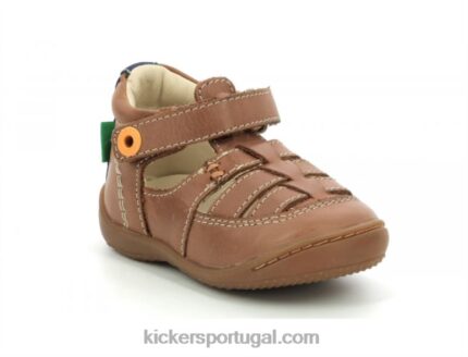 Kickers gakick camelo marinha V24TH428 crianças