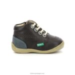 Kickers gazip marrom escuro marinho V24TH848 crianças - Image 3