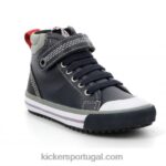 Kickers geckira hi navy glitter V24TH976 crianças