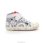Kickers godup branco impresso V24TH937 crianças - Image 3