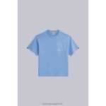 Kickers grande camiseta azul k V24TH1032 unissex - Image 2
