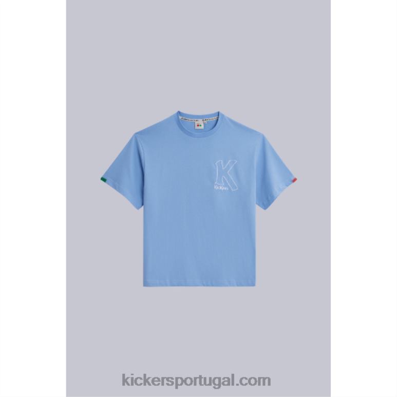kickers_grande_camiseta_azul_k_v24th1032_unissex.jpg Kickers grande camiseta azul k V24TH1032 unissex - Image 1