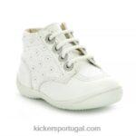 Kickers gullyzip perfo branco V24TH794 crianças