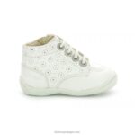 Kickers gullyzip perfo branco V24TH794 crianças - Image 3