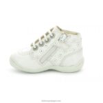 Kickers gullyzip perfo branco V24TH794 crianças - Image 5
