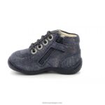 Kickers gulyflow azul marinho metalizado V24TH894 crianças - Image 5