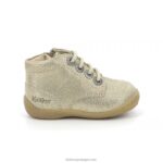 Kickers gulyflow bege metalizado V24TH893 crianças - Image 3