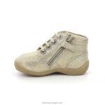 Kickers gulyflow bege metalizado V24TH893 crianças - Image 5