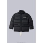 Kickers jaqueta preta V24TH1075 unissex - Image 2