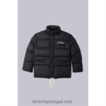 Kickers jaqueta preta V24TH1075 unissex