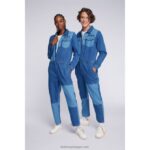 Kickers jeans combinado azul V24TH1072 unissex - Image 3