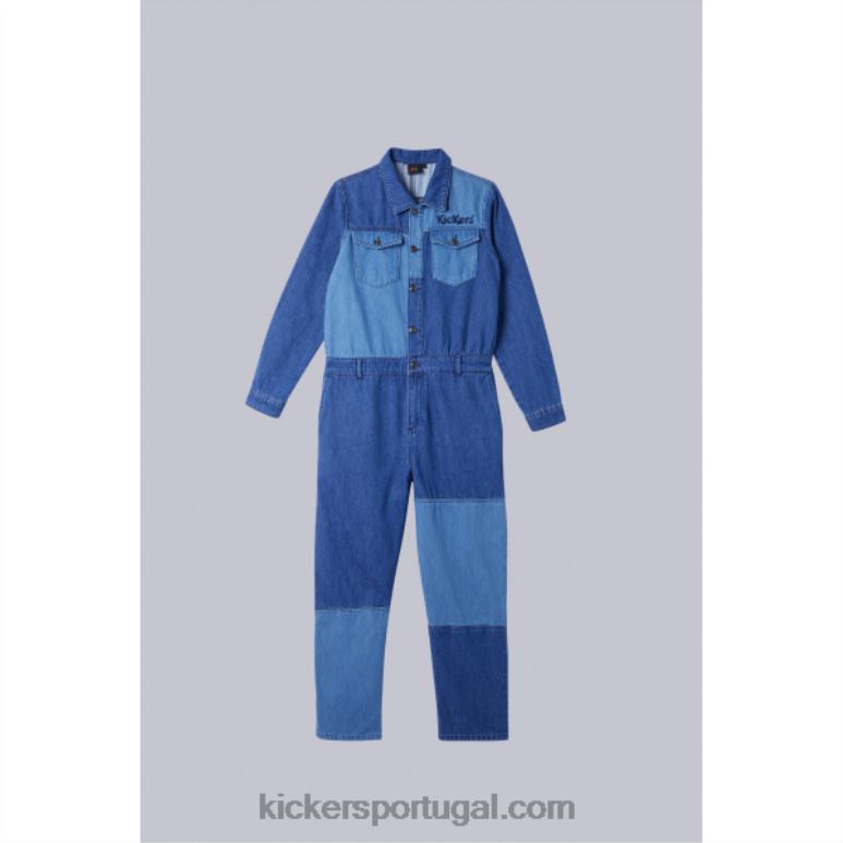 kickers_jeans_combinado_azul_v24th1072_unissex.jpg Kickers jeans combinado azul V24TH1072 unissex - Image 1
