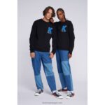 Kickers jers de gola redonda preta V24TH1025 unissex - Image 7