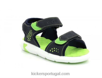 Kickers jumangap azul claro V24TH549 crianças