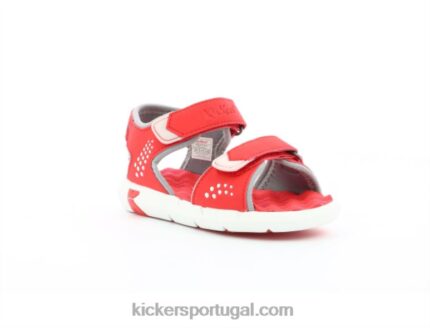 Kickers jumangap vermelho branco V24TH744 crianças