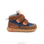 Kickers junibo marrom azul laranja V24TH966 crianças - Image 3