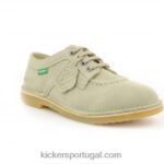 Kickers karma bege claro V24TH283 mulheres