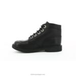 Kickers kick col black stiching permanente preto V24TH243 mulheres - Image 5