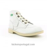 Kickers kick col branco V24TH221 mulheres