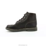 Kickers kick col dk brown wh permanente de costura V24TH222 mulheres - Image 5
