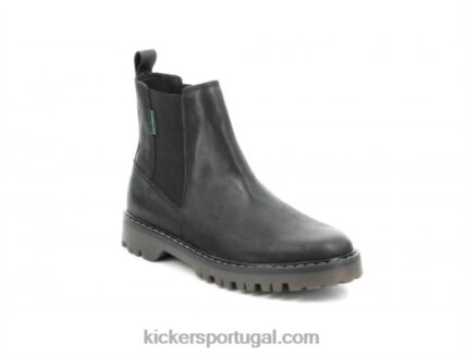 Kickers kick deckfit preto V24TH244 mulheres
