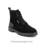 Kickers kick decklock preto V24TH216 mulheres