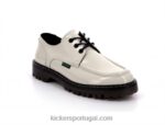 Kickers kick decklow patente off white V24TH145 mulheres