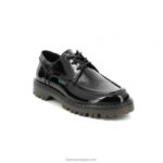Kickers kick decklow patente preto V24TH146 mulheres - Image 2