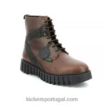 Kickers kick fabuloso marrom escuro V24TH355 homens
