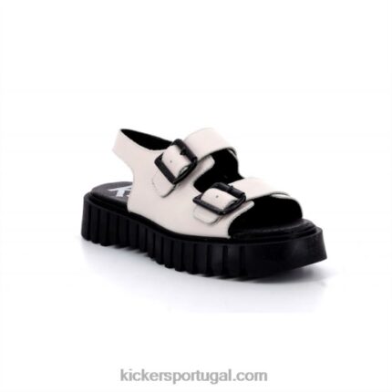Kickers kick falk branco V24TH85 mulheres
