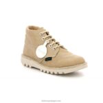 Kickers kick hi bege claro V24TH201 mulheres - Image 2