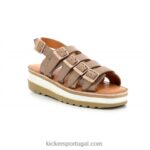 Kickers kick hi ensolarado bege claro V24TH106 mulheres