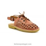 Kickers kick lella bege claro V24TH122 mulheres